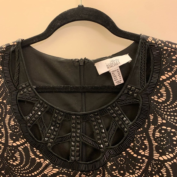 Belle Badgley Mischka black/tan dress - beaded - Picture 7 of 7